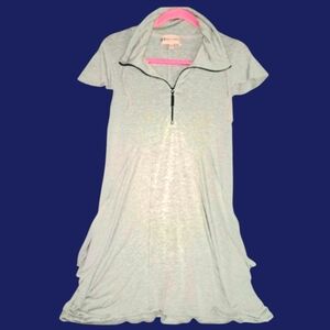 Philosophy Draped Pocket Dress Heather Gray Small